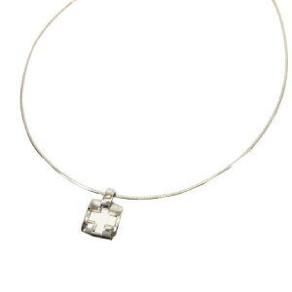 TIFFANY Co Omega Necklace silver Kantei kyoku Nago